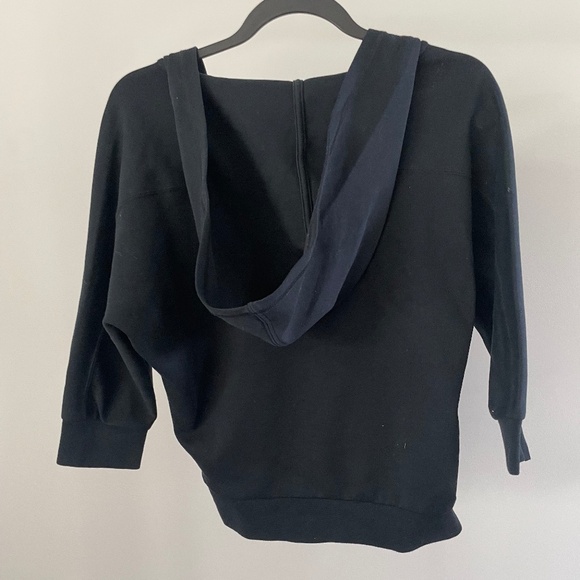 Puma Black 3/4 Sleeve Hoodie - Picture 2 of 3